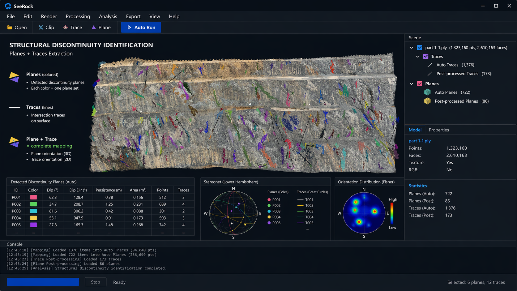 矿山多视角摄影三维重建与岩体结构智能解析
